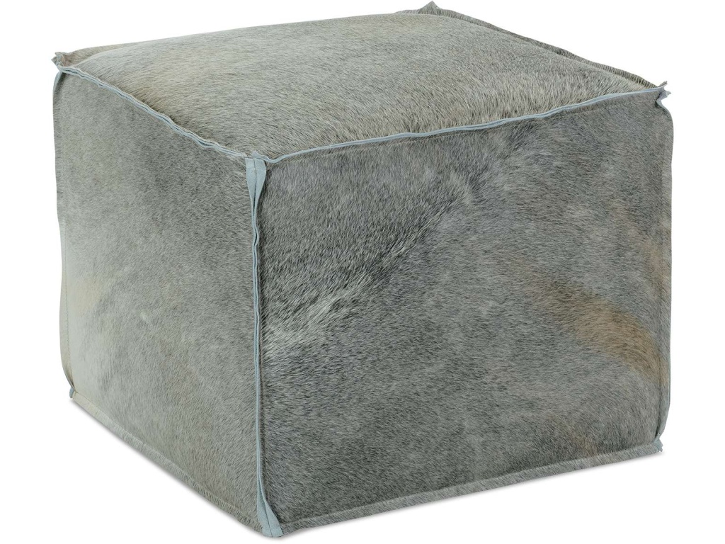 Zuri Leather Ottoman - image 1